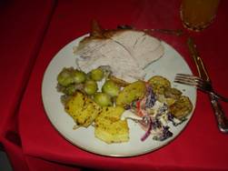 lecker Pute essen